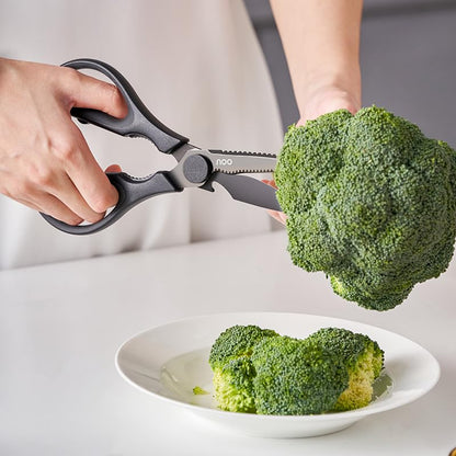 OOU Kitchen Shears, Ultra Sharp Come-apart Kitchen Scissors, Multipurpose Heavy Duty Chopping Scissors