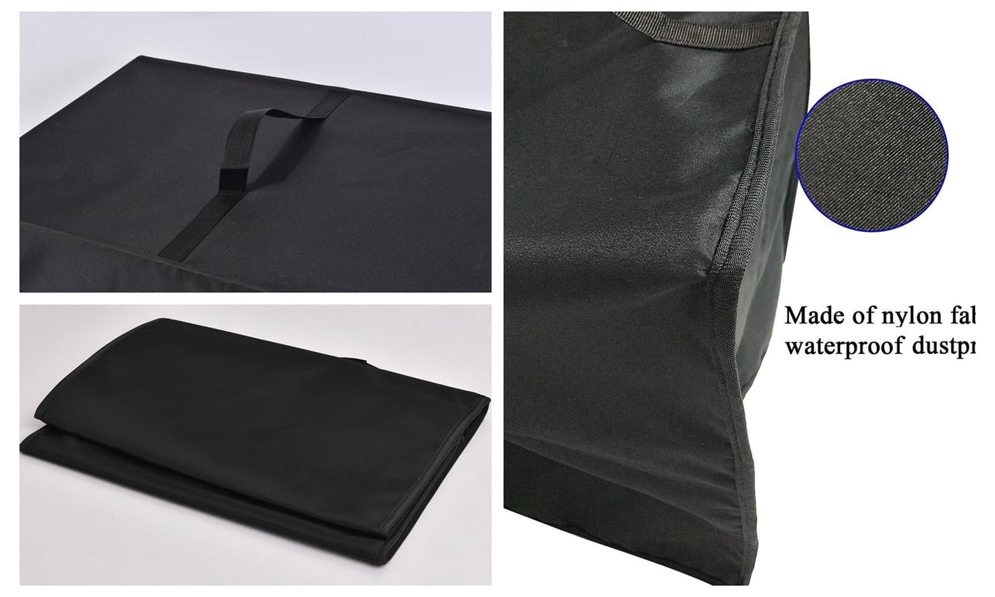 Slow Cooker Cover,Dustproof Waterproof Lid for Crock-Pot 7 Quart Oval Manual Slow Cooker(SCV700-S-BR) (Black)