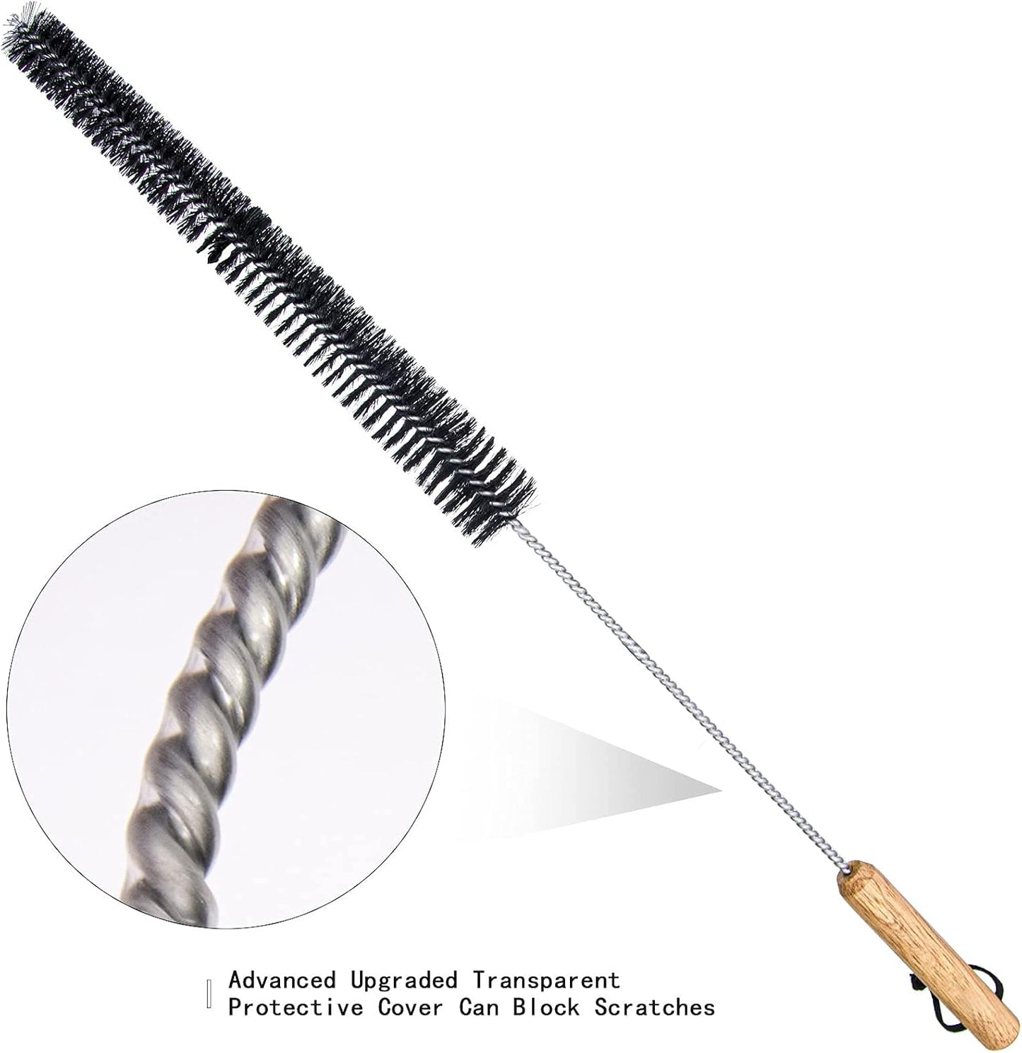Skiennix 26-Inch Lint Brush - Flexible Vent Trap Cleaner for Efficient Laundry Room Use