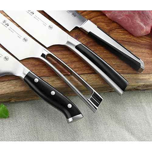 Cangshan N Series 59113 German Steel Forged Santoku Knife, 7-Inch