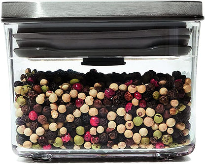 OXO STL Pop Small Square Mini Container - 0.4 QT/0.4 L | Airtight Food Storage Solution