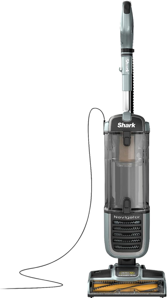 Shark ZU62 Navigator Zero-M Pet Pro Upright Vacuum - Self-Cleaning Brushroll, Pewter Grey Metallic