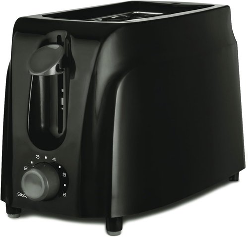 Brentwood Cool Touch 2-Slice Toaster - Sleek Black Design for Effortless Toasting