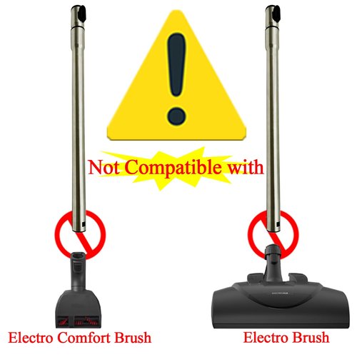 1-3/8'' Stainless Steel Vacuum Extension Wand Compatible with Miele C1 C2 C3 & Vacuums using 1 3/8 Inch Accessories & Attachments - 35mm Vacuum Extension Tube Replacement, Extends Up to 41.7" Long