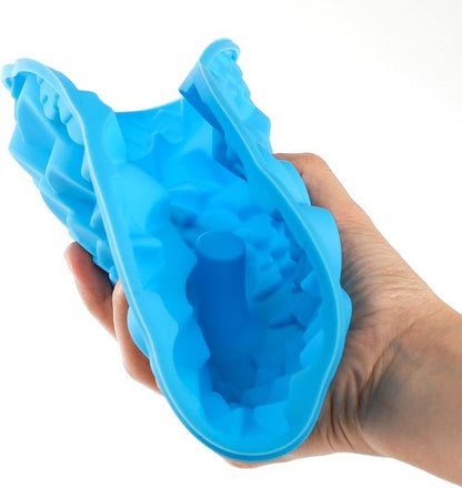 DEAYOU Silicone Cake Molds - 4 Pack Flower Shape Non-Stick Baking Trays for Brownies & Tarts