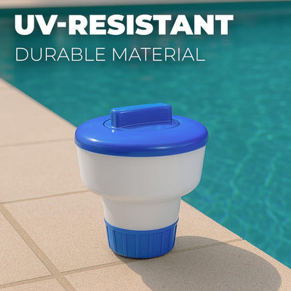 XtremepowerUS Chlorine Dispenser - 3" Tablet Floater for In-Ground & Above-Ground Pools