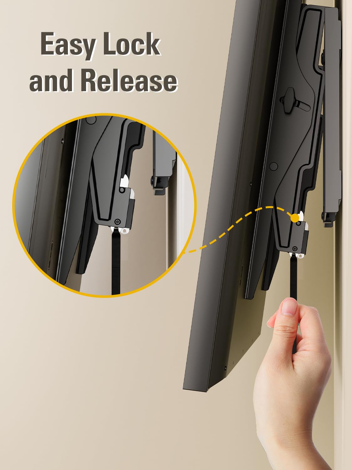 Mounting Dream TV Wall Mount for 42-86" TVs, Tilting TVs Mount with Level Adjustment Fits 16", 18", 24" Studs Easy for Centering, Wall Mount TV Bracket Max VESA 800x400mm, 120 LBS Loading, MD2263-XLK
