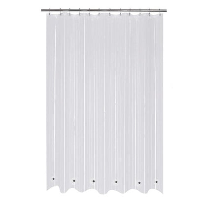Mrs Awesome 66x72 Shower Curtain Liner with 6 Magnets Clear Thick PEVA Waterproof Plastic Shower Curtain 66 x 72 inches, Clear