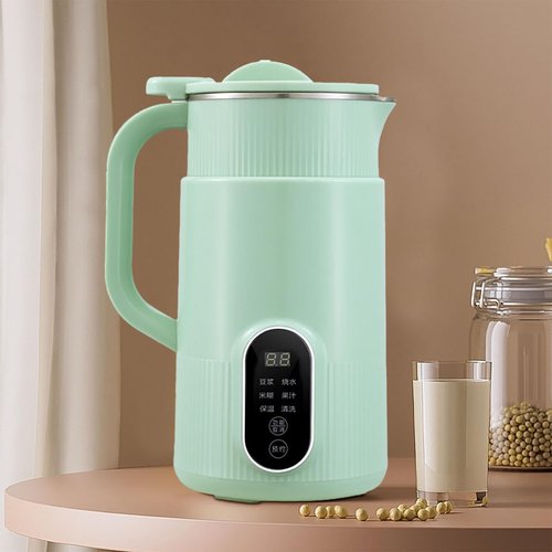 Automatic Nut Milk Maker, Soya Milk Maker Milk Maker With Delayed Start, Heating Self-Cleaning Oven Function, Milk Dispenser for Homemade Milk, Oatmeal, Soya Milk. (1 pc)