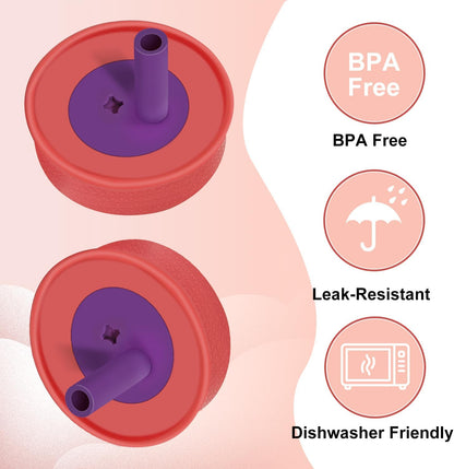 Owala | 2-Pack Replacement Lids for Kids Insulation Tumblers - Spill Resistant, BPA-Free, Dishwasher Safe
