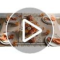 Caramel Faux Fur Fall Table Runner 13x72 Inch - Soft Polyester Decor