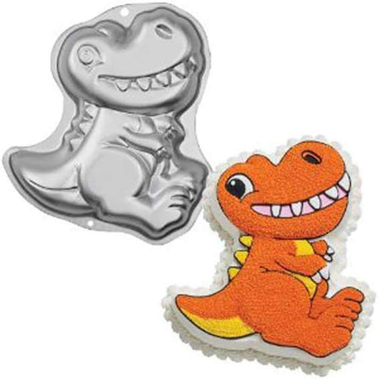 3D Dinosaur Baking Pan Aluminum Cake Mold DIY Birthday Cake Mould Kitchen Supplies