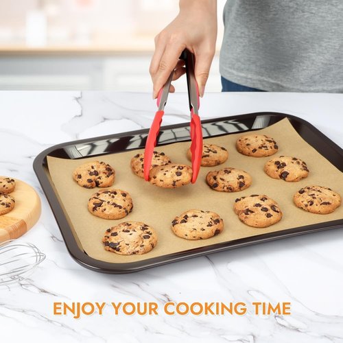 BYKITCHEN Non-Stick Parchment Paper Sheets - 9 x 13 Inch Precut Liners for Baking & Cooking (120 Pcs)