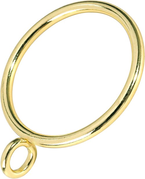 44 Pack Metal Curtain Rings by [Brand Name] - Durable Drapery Rings for Pinch Pleat Curtains | 1.5 Inch ID, Gold
