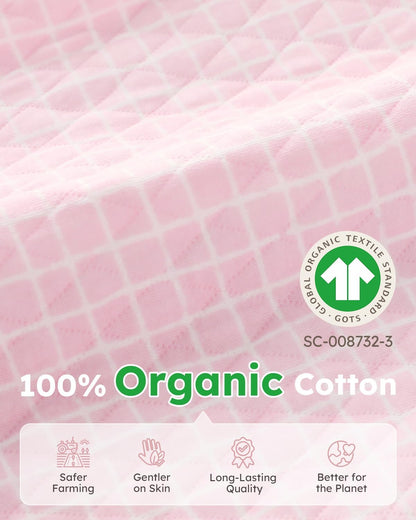 Yoofoss Organic Cotton Baby Pajamas - Warm Quilted Footed Sleepers for Newborns & Infants (0-9 Months)