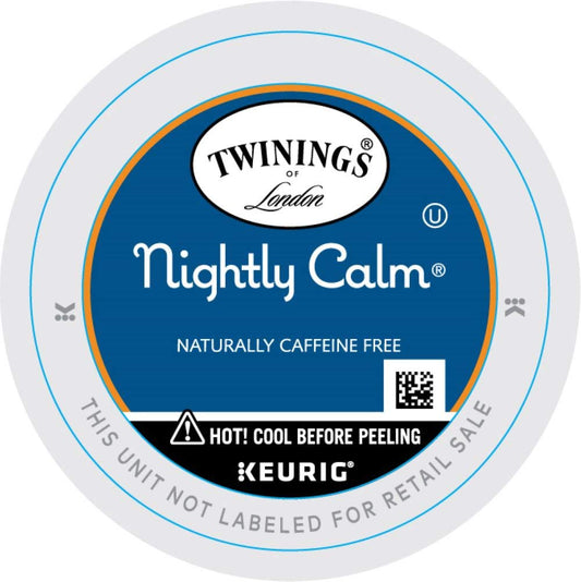 Twinings of London Nightly Calm Herbal Tea K-Cups for Keurig, 12 Count