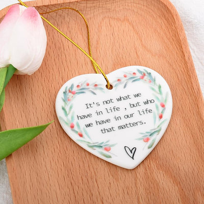 Inspirational Christmas Tree Ornament for Coworkers & Friends - Positive Gift Idea