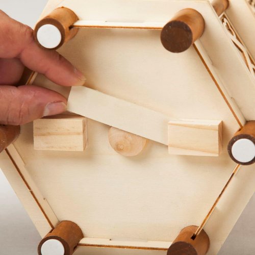 German Christmas Pyramid Carousel Repair Kit - 21 Pc Full Parts Set with 12 Fans & 6 Candle Holders