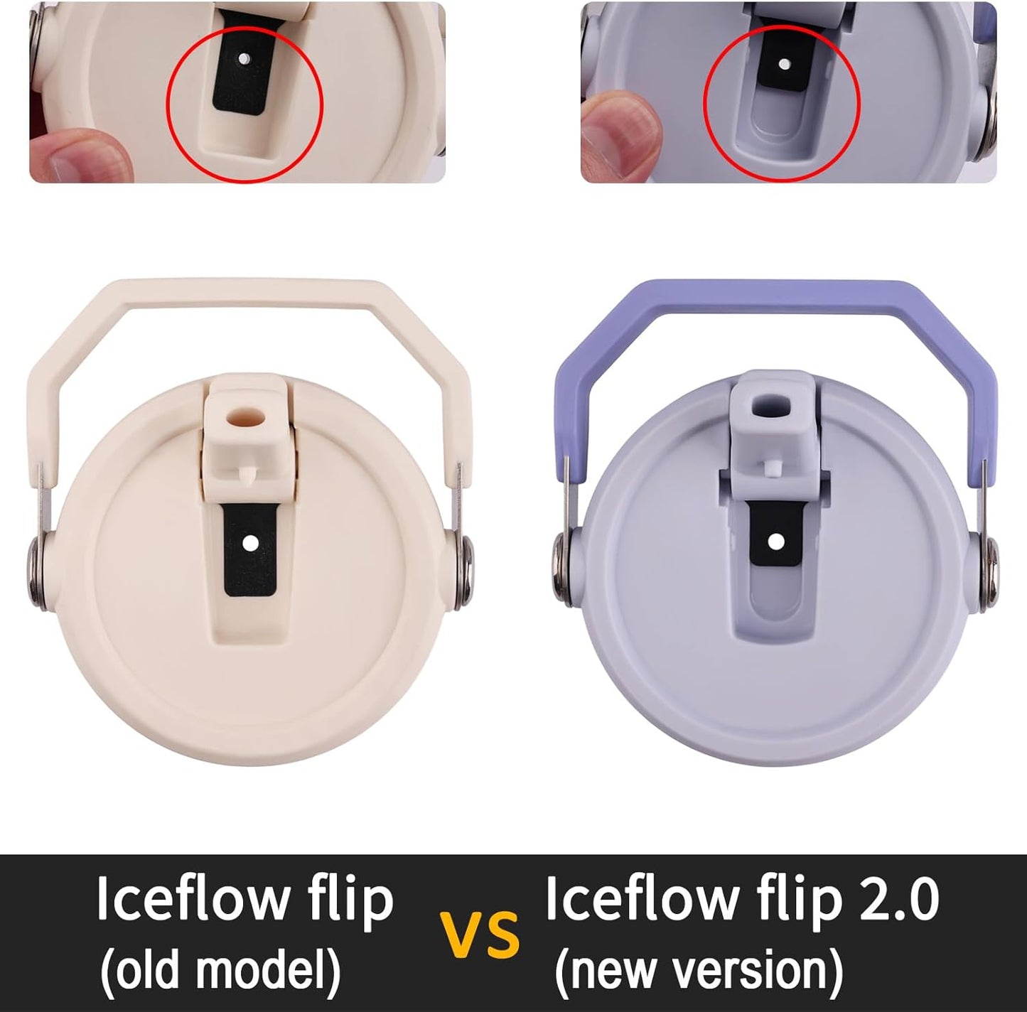 Stanley Replacement Straws - Compatible with IceFlow Flip Straw Tumblers 30 oz & 64 oz | 6 Straws & Cleaning Brush Included