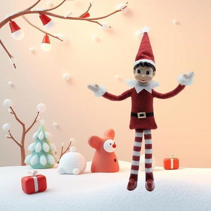 LovelfStory Christmas Elf Doll Plush Toy - Perfect Holiday Gift for Kids | Festive Decor