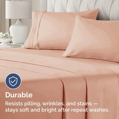 Queen Pillow Cases by [Brand Name] - Ultra Soft Hotel Quality Covers | Cozy, Wrinkle-Free, Fade Resistant - 2 Piece Set in Mauve