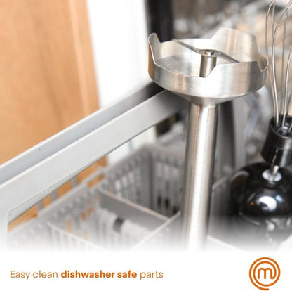 MasterChef Immersion Blender - Powerful 400W Handheld Puree Stick with Variable Speed Control | Stainless Steel