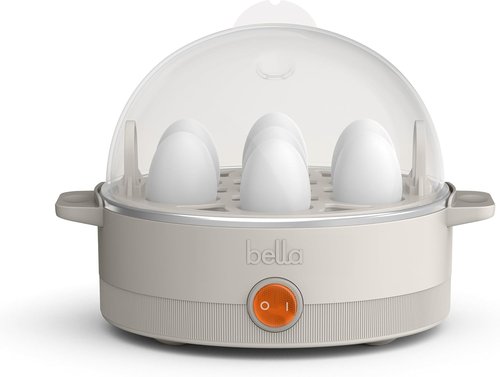 Bella Electric Egg Cooker - 7 Egg Capacity for Poached, Scrambled, Hard & Soft Boiled Eggs | Auto Shutoff, 360 Watt