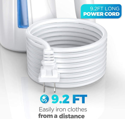 OGHom Handheld Clothing Steamer - 240ml Portable Travel Steam Iron for Wrinkle-Free Garments