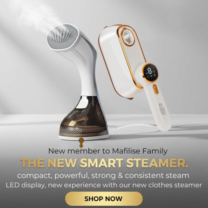 Travel Steamer & Iron for Clothes – Handheld Clothing Steamer, 10s Fast Heating, 4 Modes, LCD Display, 180° Swivel Handle, Garment Steam Wrinkle Remover 2-in-1 for Home and Business