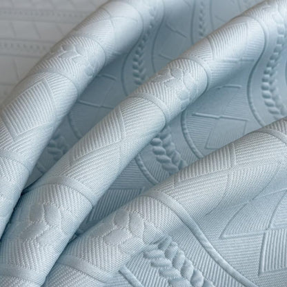 Queen Quilted Mattress Topper with Cooling Fitted Cover Deep Pocket A05