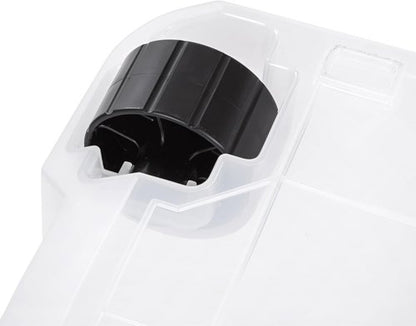 IRIS USA WeatherPro 103 Qt Storage Bins - BPA-Free Plastic with Tight Seal & Latch | 2 Pack - Clear/Black