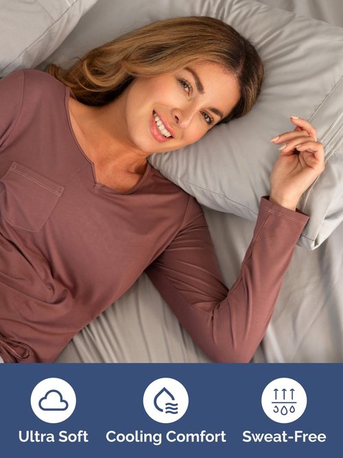 Extra Deep Twin XL Fitted Sheet - Hotel Luxury Single Fitted Sheet Only - Easily Fits 18 inch to 24 inch Mattress - Ultra Soft, Wrinkle Free with Extra Deep Pockets - Breathable & Comfy - Light Grey