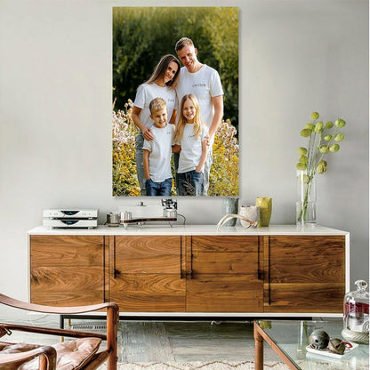 Skiennix Custom Canvas Prints - Personalized Wall Art for Pet & Family Photos | Framed 11x14 Inch