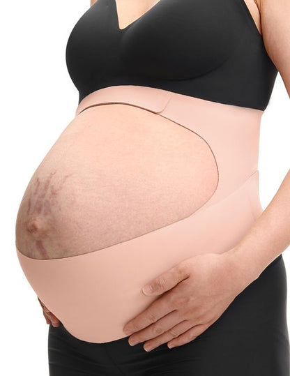 Momcozy Pregnancy Belly Band, CozySupport Ergonest Maternity Belly Band, Invisible Pregnancy Belt for Back, Abdomen, Waist