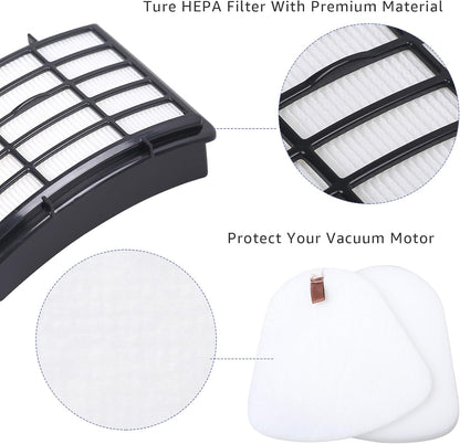 Shark HEPA & Foam Filter Set - Replacement for Navigator Lift-Away NV350 Series | XFF350 & XHF350