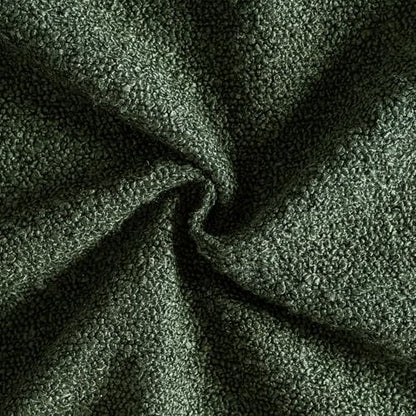 20x20 Dark Green Boucle Throw Pillow Cover Set - Pack of 2