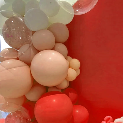 Voircoloria Peach Balloons - 12-Inch Pastel Orange Latex Balloons | 66-Pack for Weddings & Parties