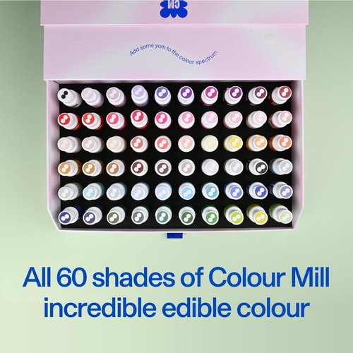 Colour Mill | Oil-Based Food Coloring Set - Complete 60 Color Collection - 20 Milliliters