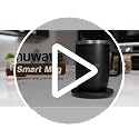 Nuwave Heated Coffee Mug 16oz Rechargeable Temperature Control - Midnight Black