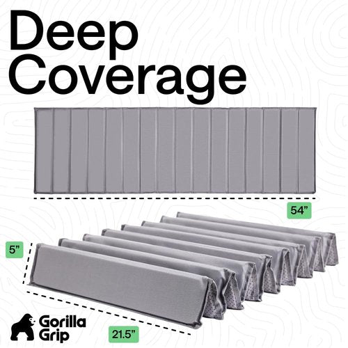GORILLA GRIP Heavy Duty Couch Cushion Support Board to Fix Sagging Sofas, 21.5 x 54 Loveseat, Thick Plywood Boards Add Strong Seat Supports, Stay in Place Replacement Stuffing Under Couches Grey