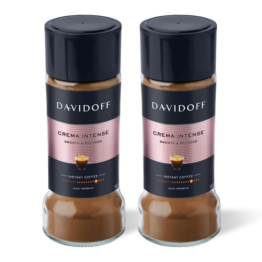 Davidoff Crema Intense Coffee Bottle, 2 x 90 g