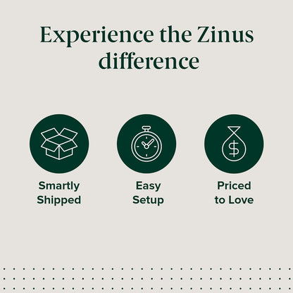 Zinus Nadia Adjustable Bed Frame - Electric Reclining Platform Base with Wireless Remote | Queen Size