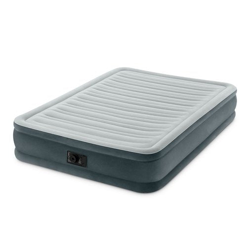 Intex Comfort Plush Mid Rise Dura-Beam Airbed with Built-in Electric Pump, Bed Height 13", Full