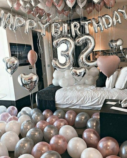 Silver Number 30 Balloon - 40 Inch 30th Birthday Decoration for Kids & Adults | Perfect Party Supplies