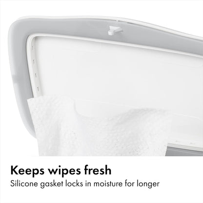 OXO Tot Wipes Dispenser - Perfect Pull Design for Easy Access | Stylish Gray Finish