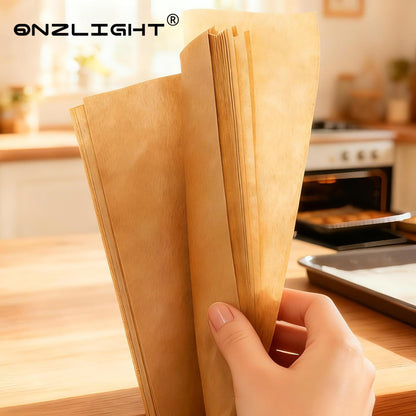 Pre-Cut Parchment Paper by [Brand Name] - Non-Stick Baking Sheets for Cookies & Roasting | 200 Sheets, 8x12 Inch, Heat Resistant Up to 446°F