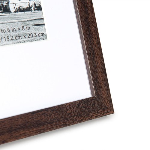 kennethan 12x16 Picture Frame Rustic Brown 3 Pcs in 1 set 12x16 Frame can Display 8.5x11 inch Picture with Mat or 12x16 inch Picture Without Mat on the Wall