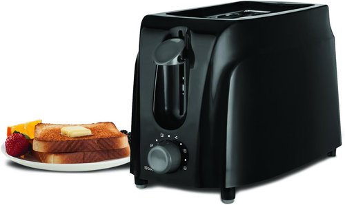Brentwood Cool Touch 2-Slice Toaster - Stylish Black Design for Perfect Toast Every Time