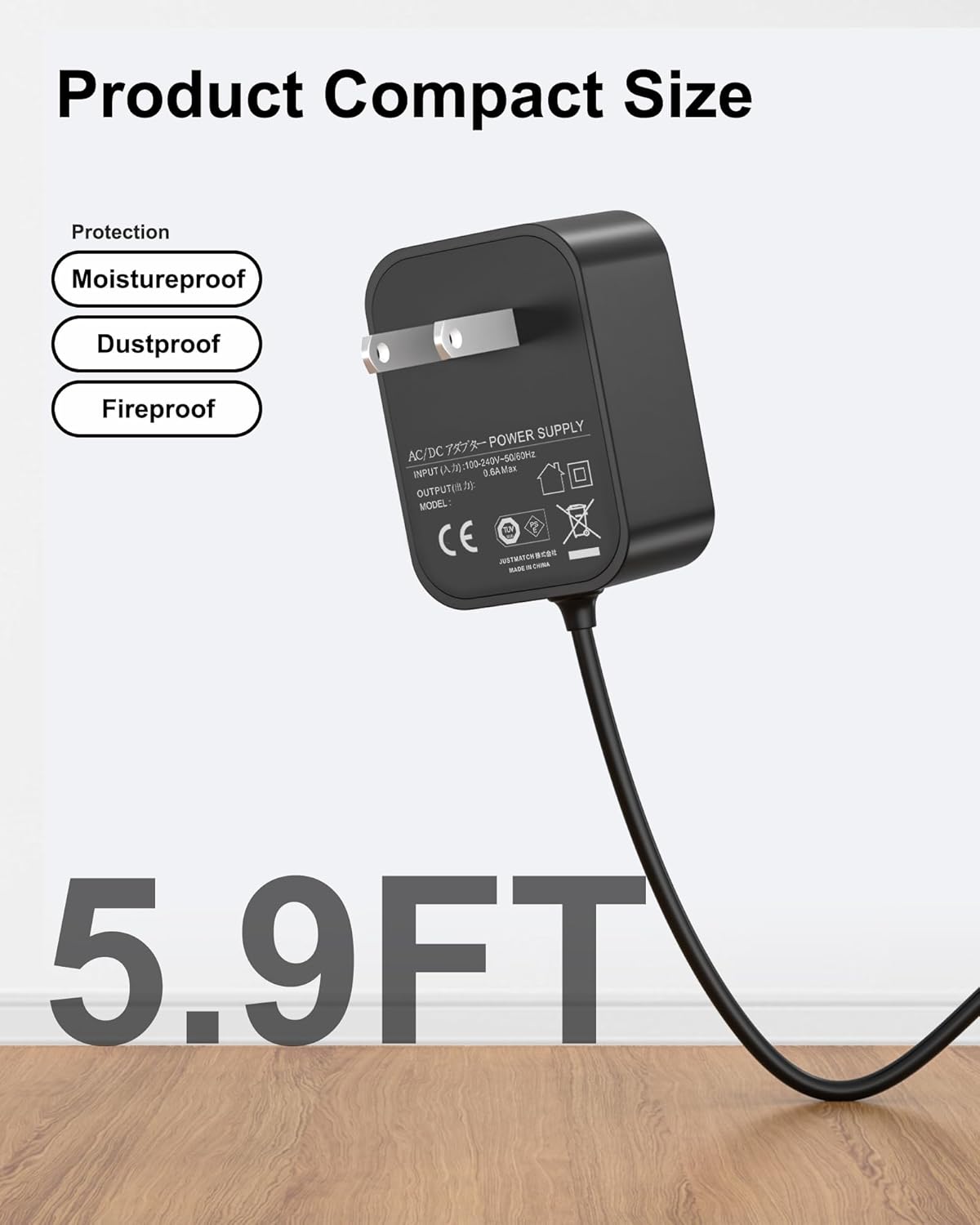 Ninja - Charger for Blast Max Portable Blender | Compatible Charging Cord for Smoothies, BC251