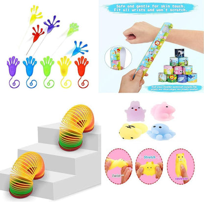 Skiennix Party Favors - 60 Pcs Pinata Stuffers & Treasure Box Toys for Kids' Easter & Birthday Celebrations